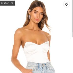 H:ours (Revolve) strapless body suit Sz. sm NWT